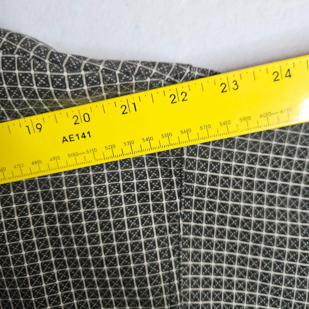 Beyond The Elements Mens XL Hawaii Polo Shirt Geometric Grid Cotton Green 90s